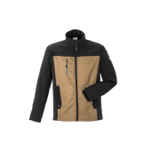 Arbeitsjacke, sand/schwarz, Gr&ouml;&szlig;e 48