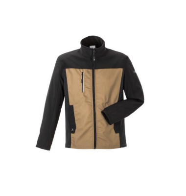 Arbeitsjacke, sand/schwarz, Gr&ouml;&szlig;e 48
