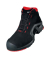 Sicherheitsschuhe, S3 SRC, schwarz/rot, Weite 11