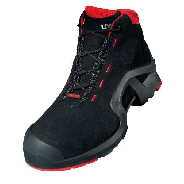 1 support 8517242 esd Sicherheitsstiefel S3 Schuhgröße (eu) 42 Rot Schwarz 1 Paar - Uvex