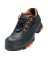 Sicherheitshalbschuhe, schwarz/orange