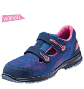 Sicherheitssandalen, blau/pink, Gr&ouml;&szlig;e 36