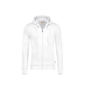 Sweatjacke, wei&szlig;, Gr&ouml;&szlig;e 6XL