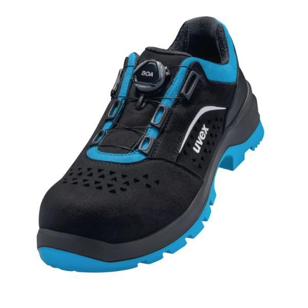 uvex Sicherheitsschuhe, schwarz/blau 4066853031413 uvex