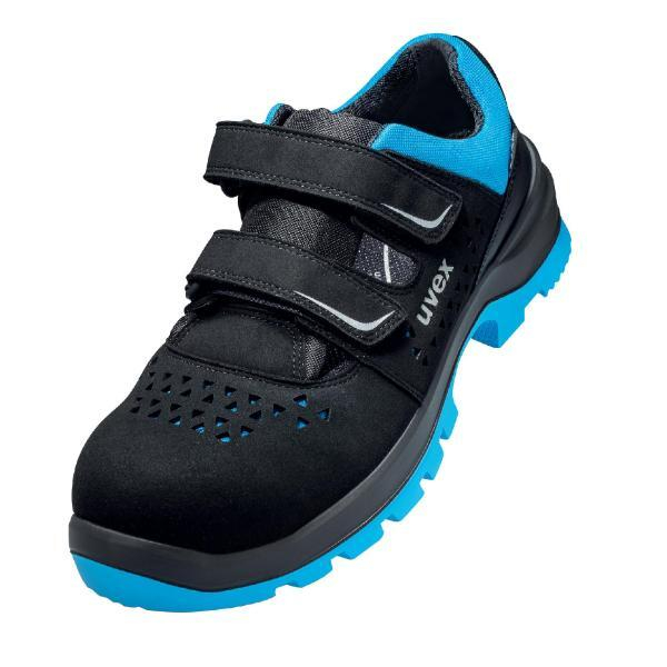 uvex Sicherheitsschuhe, schwarz/blau 4066853032113 uvex