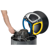 Wertstoffsammelbeh&auml;lter WSS 80 21274, rund, antiksilber