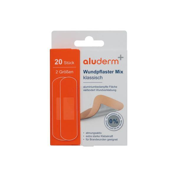 aluderm Wundpflaster Mix klassisch 1008304 4250108830610 aluderm 20 Stück