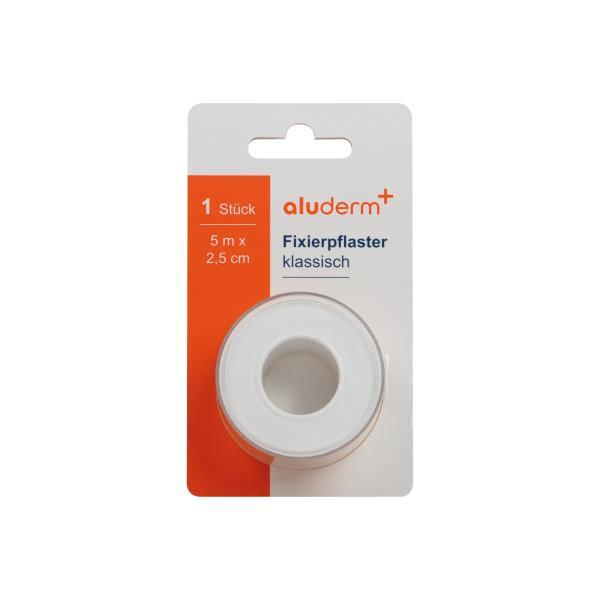 aluderm Fixierpflaster klassisch 1008307, 5m x 2,5cm 4250108830658 aluderm