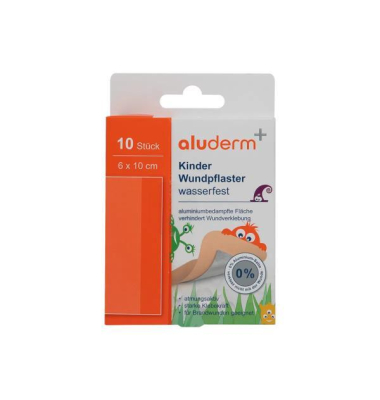 Kinder Wundpflaster 1008310, wasserfest, 6 x 10 cm