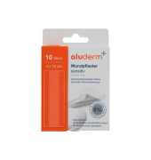 Wundpflaster Plus Sensitiv 1008313, 10 St&uuml;ck, 4x10cm, braun