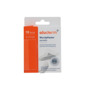 Wundpflaster Plus Sensitiv 1008315, 10 St&uuml;ck, 8x10cm, braun