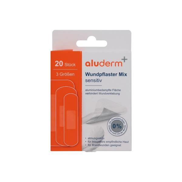 aluderm Wundpflaster Mix sensitiv 1008316 4250108830733 aluderm 20 Stück