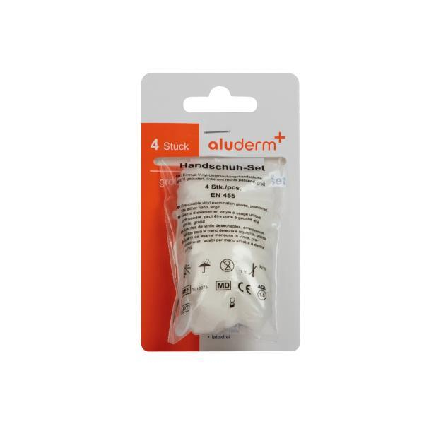 aluderm Einweghandschuhe 4250108832348 aluderm 4 Stück