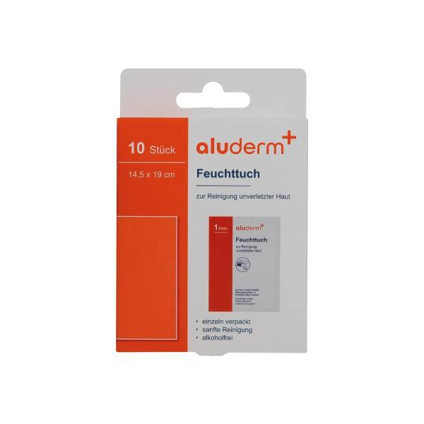 aluderm Feuchttuch 1008333, 14,5 x 19 cm 4250108832362 aluderm 10 Stück