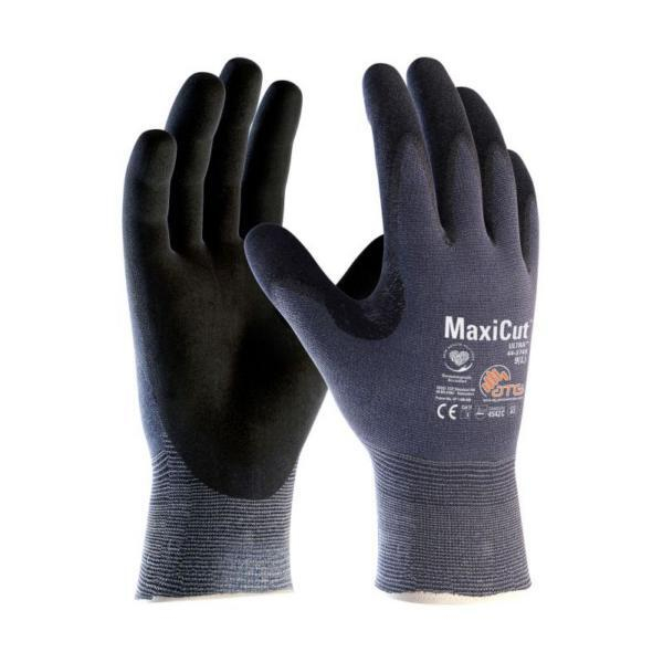 MaxiCut® Ultra™ Schnittschutz-Strickhandschuhe (44-3745) Blau Schwarz
