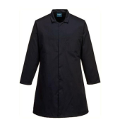 2202 Herrenkittel, schwarz, XS
