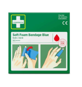 Soft Foam Bandage Blue 51011010, 6cm x 4,5m
