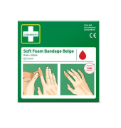 Soft Foam Bandage Beige 51011018, 3cm x 4,5m