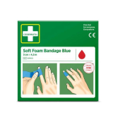 Soft Foam Bandage Blue 51011022, 3cm x 4,5m