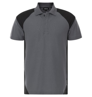 7047 Poloshirt GPM, grauschwarz, Gr&ouml;&szlig;e: L