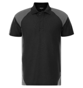 7047 Poloshirt GPM, schwarzgrau, Gr&ouml;&szlig;e: M