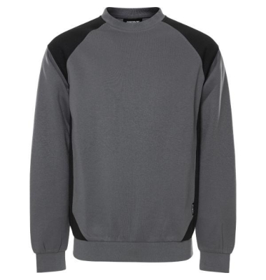 7148 Sweatshirt GSM, grauschwarz, Gr&ouml;&szlig;e: 2XL