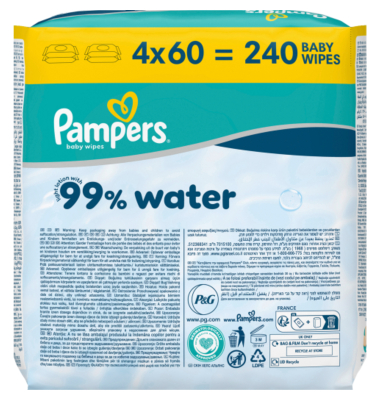 Feuchtt&uuml;cher 8006530116275, 99% water