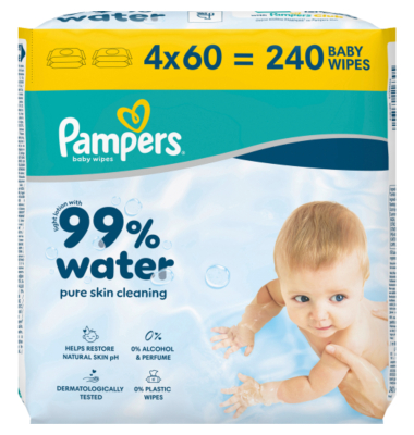 Feuchtt&uuml;cher 8006530116275, 99% water, 1-lagig