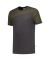 102006 T-Shirt Bicolor Quernaht, dunkelgrauarmy, Gr&ouml;&szlig;e: L
