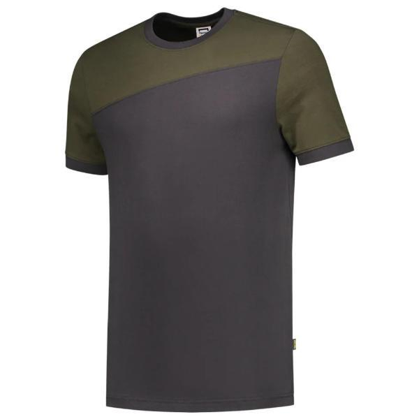 Tricorp 102006 T-Shirt Bicolor Quernaht, dunkelgrauarmy, Größe: XXL 8718326119727 Tricorp