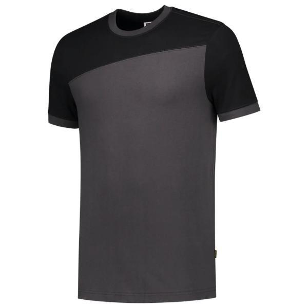 Tricorp 102006 T-Shirt Bicolor Quernaht, grauschwarz, Größe: 5XL 8718326119758 Tricorp