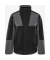 Winterjacke, grau/schwarz