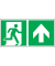 Schild Rettungsweg Aufw&auml;rts