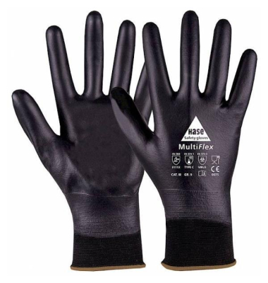 Chemikalienschutzhandschuhe, schwarz