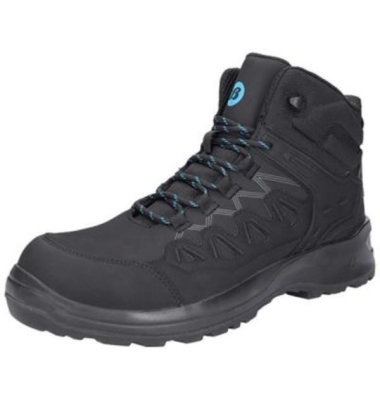 Sicherheitsstiefel, schwarz
