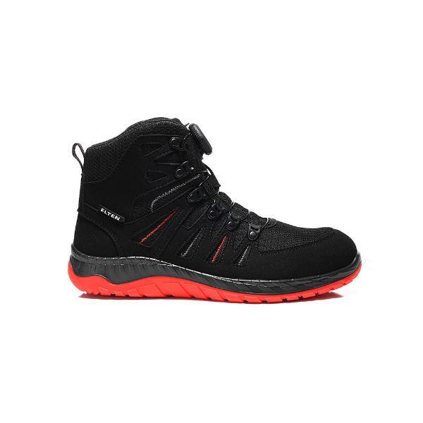 Elten Sicherheitsstiefel, schwarz/rot  Elten