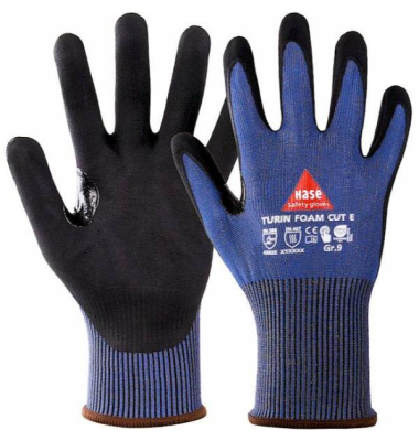 Schnittschutzhandschuhe, blau, Gr&ouml;&szlig;e 12