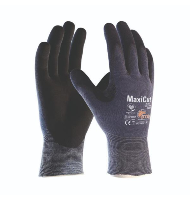 Schutzhandschuhe, blau/schwarz, Gr&ouml;&szlig;e 7