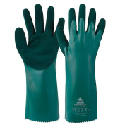 Chemikalienschutzhandschuhe, gr&uuml;n