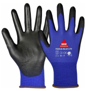 Montagehandschuhe, blau/schwarz, Gr&ouml;&szlig;e 10