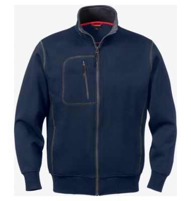 Sweatjacke, nachtblau, Gr&ouml;&szlig;e XL