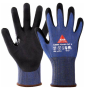 Schnittschutzhandschuhe, blau, Gr&ouml;&szlig;e 9