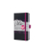 Buchkalender J5212, Jolie, schwarz, pink, 1 Woche / 2 Seiten, 9,5x15cm (A6), 2025
