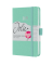 Buchkalender J5408, Jolie, mintgr&uuml;n, 1 Woche / 2 Seiten, 9,5x15cm (A6), 2025