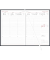 Buchkalender 766-0020, schwarz, 1 Woche / 2 Seiten, 14,6x21cm (A5), 2027