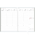 Buchkalender 876-0703, hellgrau, 1 Tag / 1 Seite, 14,5x21cm (A5), 2027