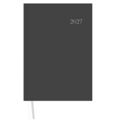 Buchkalender 886-0021, anthrazit, 1 Tag / 1 Seite, 21x29,5cm (A4), 2027