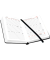 Buchkalender 02-0354, V-Book, schwarz/gold, 1 Woche / 2 Seiten, 9x14cm (A6), 2027