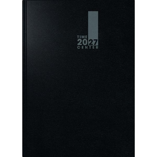 Brunnen Buchkalender 1072520906, TimeCenter 725, schwarz, 1 Woche / 2 Seiten, 14,8x21cm (A5), 2027 4061947029659 Brunnen