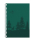 Buchkalender 103116, Nature Line Forest, gr&uuml;n, 1 Woche / 2 Seiten, 15x21cm (A5), 2027